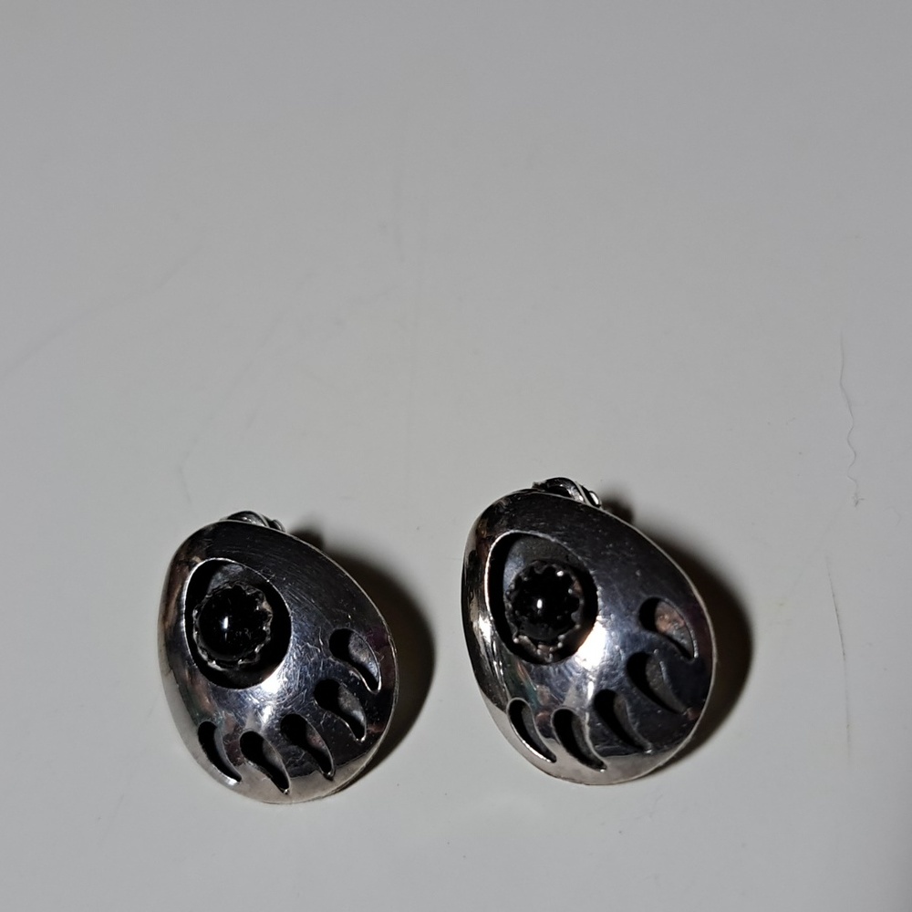 Handmade Silver Clip-on Earrings